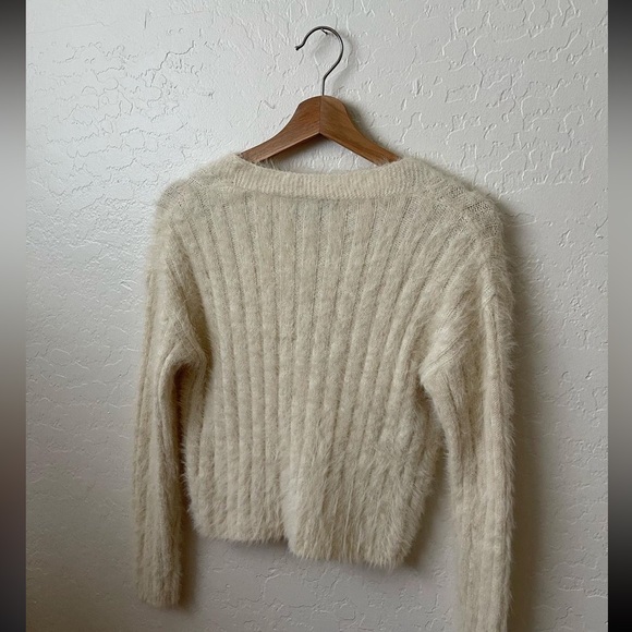 Misguided Fuzzy White Sweater - Picture 5 of 10